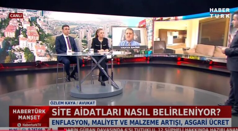 Aidat Artışları Neye Göre Belirleniyor? | Yahya Sağır Haber Türk TV Konuğu